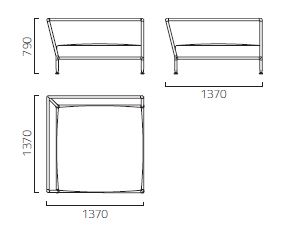 Schutzhülle für Divano lineare 120