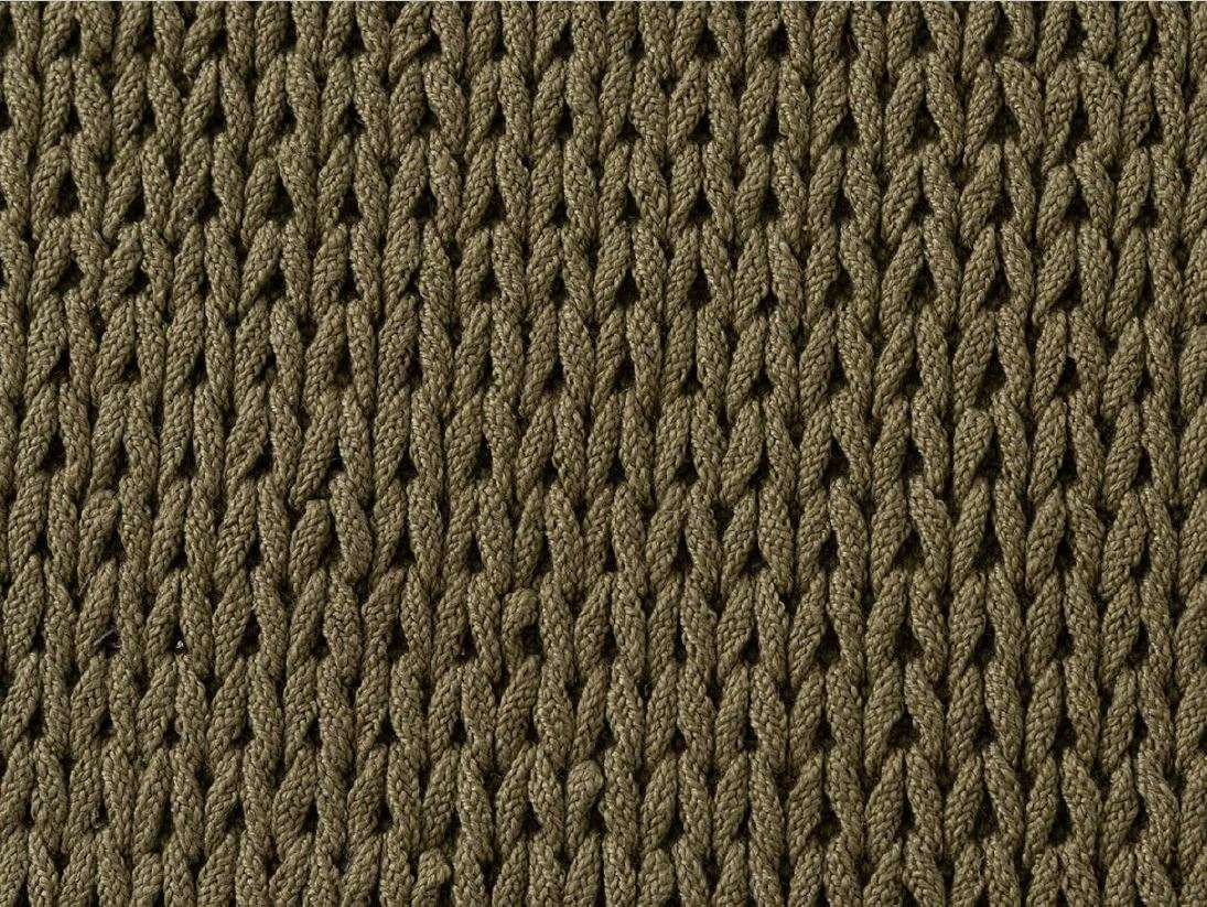 Design Outdoor Teppich handgeknüpft rechteckig in grün