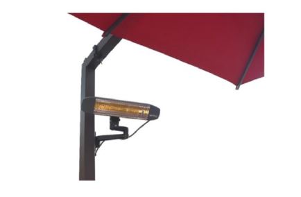 Heizstrahler für Ampel-Schirm mit Schwenk-System ISCHIA