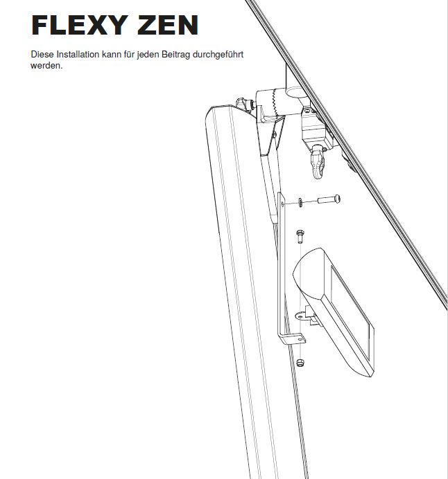 Heizstrahler für Markise Flexy ZEN ohne Fernbedienung